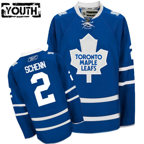 80% Discount Toronto Maple Leafs 2 Luke Schenn Blue Youth NHL Hockey Jersey